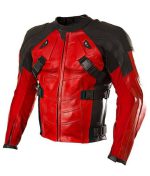 Deadpool Motorcycle Leather Jacket