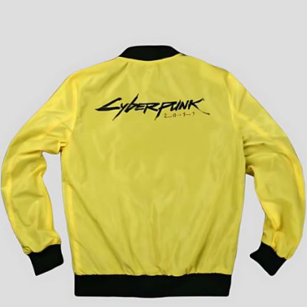 Cyberpunk 2077 Yellow Bomber Jacket