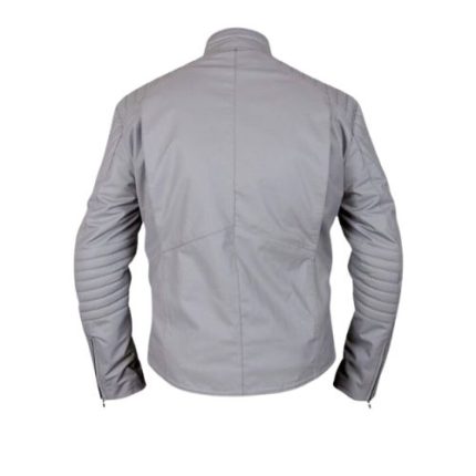 Dawn of Justice Grey Batman Leather Jacket