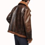 Dean Ambrose Shearling Leather Jacket