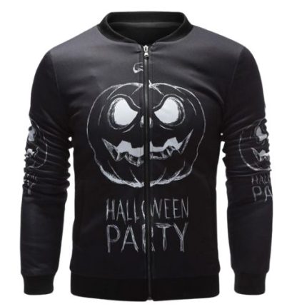 Halloween Party Black Bomber Jacket