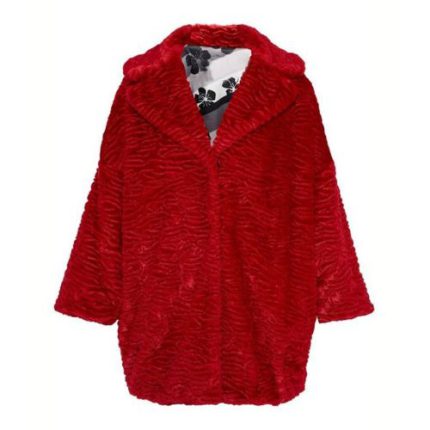 Katy Keene Red Fur Coat