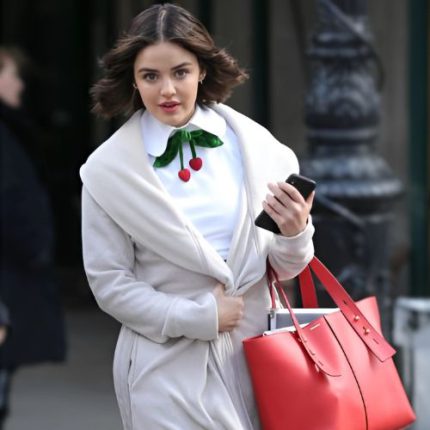 Lucy Hale Katy Keene White Coat