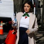 Lucy Hale Katy Keene White Coat