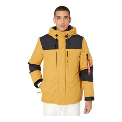 Mens Yellow Parka