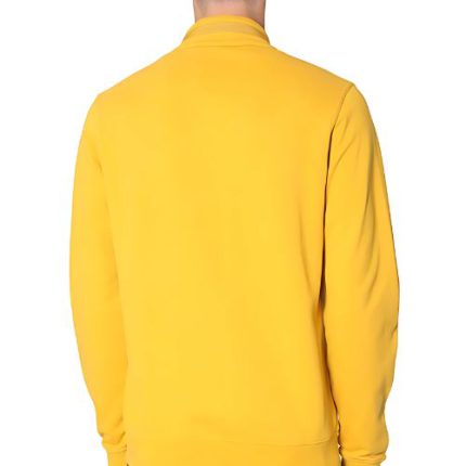 Men’s Yellow Training Zip-up Hooded Sweatshirt