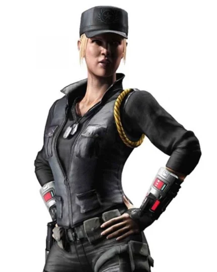 Sonya Blade Mortal Kombat X Soldier Leather Vest