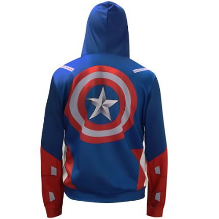 The Avengers Captain America Pull Over Hoodie