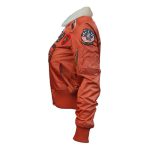 Top Gun B-15 Womens Flight Jacket With Patches