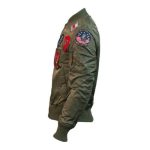 Top Gun Ma-1 Bomber Jacket With Patches