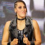 WWE Rhea Ripley Studded Leather Vest