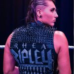 WWE Rhea Ripley Studded Leather Vest