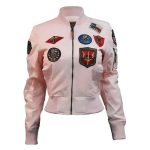 Womens Top Gun MA-1 Jacket With Patches