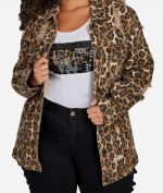 Star S02 Queen Latifah Leopard Print Jacket